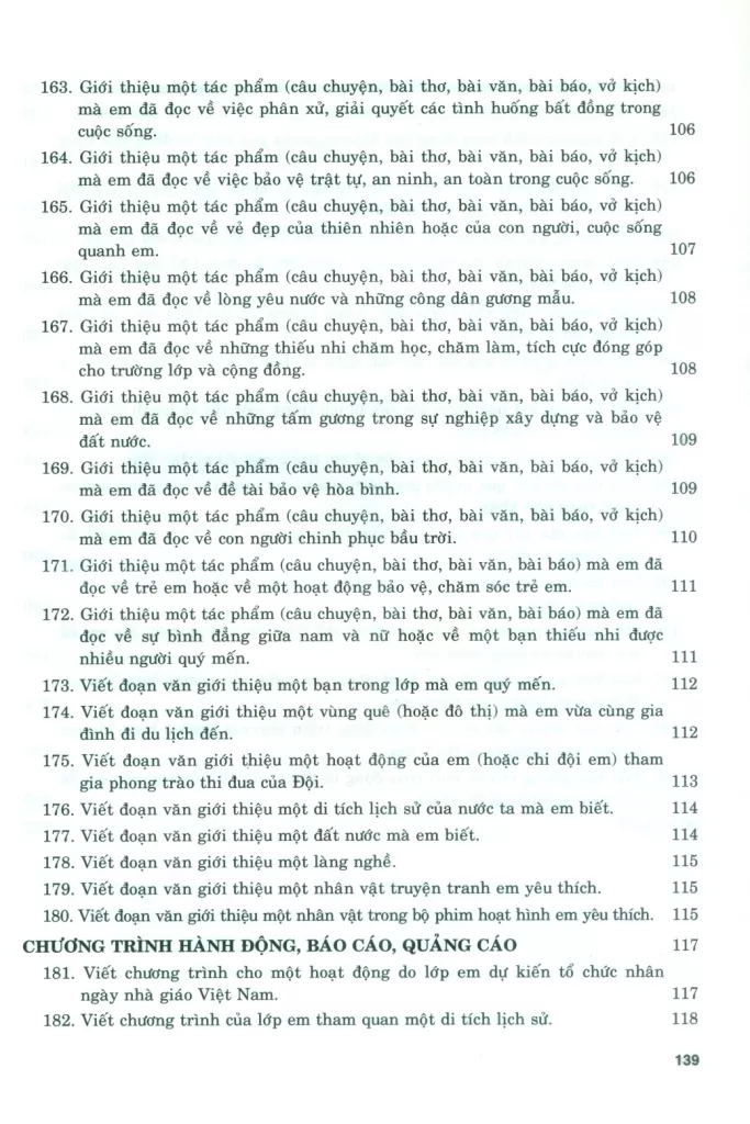 199 BÀI VÀ ĐOẠN VĂN HAY LỚP 5 (Theo chương trình GDPT mới)